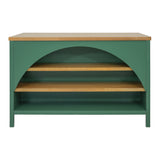56" Farmhouse Kitchen Island with Open Storage