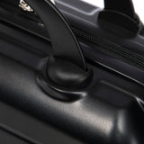 ABS Spinner Wheel Luggage Set with Combination Lock - Black