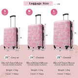 Hardshell 3-Piece Spinner Luggage Set with TSA Lock