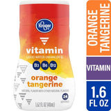Kroger Vitamin Orange Tangerine Water Enhancer Bottle 1.62 fl oz