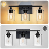3-Light Matte Bathroom Vanity Wall Light