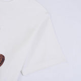 Fendi T-Shirt without Collar 'White-Orange'