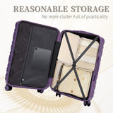 HIFINE Tourist 3-Piece ABS Spinner Wheel Luggage Set