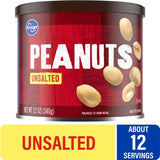Kroger Unsalted Peanuts 12 oz
