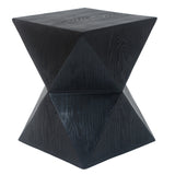 14.25" Black Accent Table