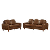 Breathable Faux Leather Sofa Set for Living Room