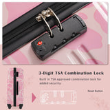 Hardshell 3-Piece Spinner Luggage Set with TSA Lock