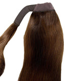 Dark Brown 100% Human Hair Ponytail Extension