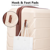 3-Piece ABS Spinner Wheel Luggage Set