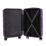 HIFINE Tourist 3-Piece ABS Spinner Wheel Luggage Set