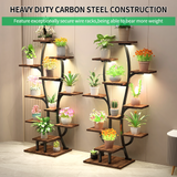 Vase Shape Plant Stand Indoor with Grow Lights