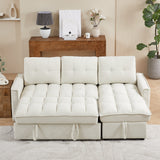 71.3" Reclining Sofa Bed with USB Ports – L-Shaped Sectional