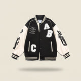 Y2K Oversized Lamb-Wool Bomber Jacket Women