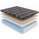 Firm Twin XL Hybrid Mattress with Copper Cooling - Diamond Matrix