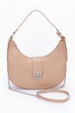 Faux Leather Hobo Bag