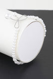 Faux Pearl Bow Bracelet
