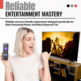 Anderic Substitute for Roku RC-ALIR EXPRESS Streaming Remote Control 3226001237 [RRST01]