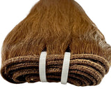 Raw Medium Brown Straight 100% Human Hair Bundles