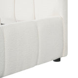 Queen Size Upholstered Bed Frame with Thick Fabric