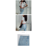 Flared High Waist Skinny Jeans