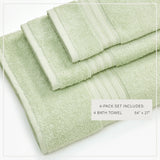 Cotton Terry Bath Towel Set - Cooper Collection