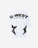 G West Womens Arch Logo Oversized Tee