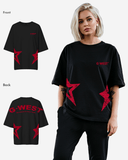 G West Womens Arch Logo Oversized Tee