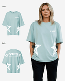 G West Womens Arch Logo Oversized Tee