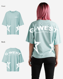 G West Womens Arch Logo Oversized Tee
