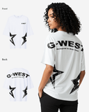 G West Womens Arch Logo Oversized Tee