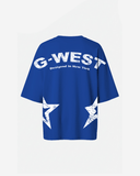 G West Womens Arch Logo Oversized Tee