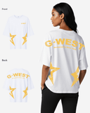 G West Womens Arch Logo Oversized Tee