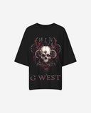 G West Womens Dead Devil Oversized Tee