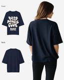 G West Womens Deep Minds Club Oversized Tee