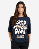 G West Womens Deep Minds Club Oversized Tee