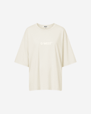 G West Womens Heavyweight Logo Wear Oversized T-Shirt