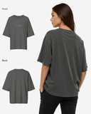 G West Womens Heavyweight Logo Wear Oversized T-Shirt