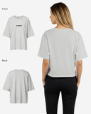 G West Womens Heavyweight Logo Wear Oversized T-Shirt