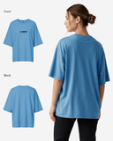 G West Womens Heavyweight Logo Wear Oversized T-Shirt
