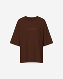 G West Womens Heavyweight Logo Wear Oversized T-Shirt