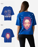 G West Womens Illuminated Soul Double Hit Premium Oversized Tee Front And Back Print