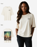 G West Womens In Paris Oversized T-Shirt