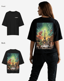G West Womens In Paris Oversized T-Shirt