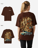 G West Womens La Culture Oversized T Shirt