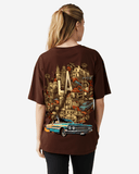 G West Womens La Culture Oversized T Shirt