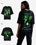 G West Womens Midnight Genius Premium Oversized Tee