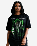 G West Womens Midnight Genius Premium Oversized Tee