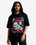 G West Womens No Struggle No Story Oversized Tee