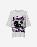 G West Womens No Struggle No Story Oversized Tee