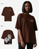G West Womens Oversized Angel Girl Tee